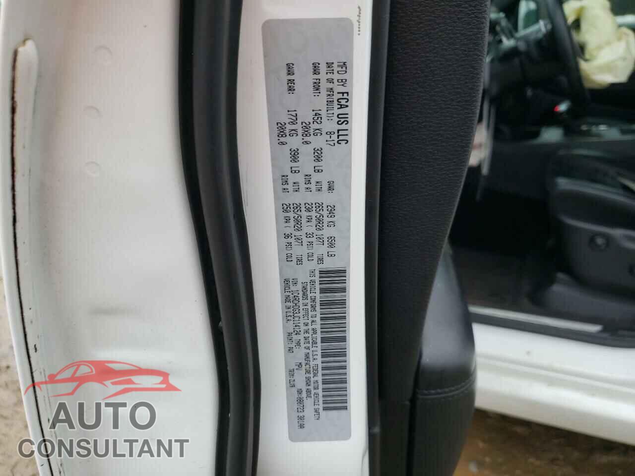 DODGE DURANGO 2018 - 1C4RDHDG3JC114124
