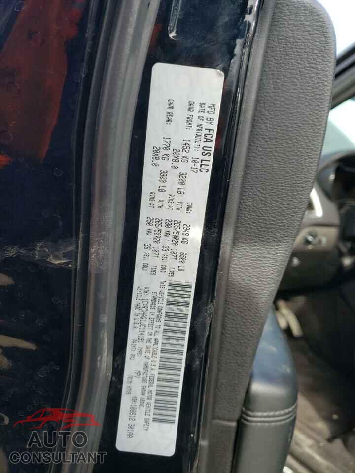 DODGE DURANGO 2018 - 1C4RDHAG1JC111419