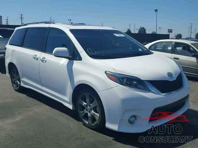 TOYOTA SIENNA 2017 - 5TDXZ3DC9HS805384