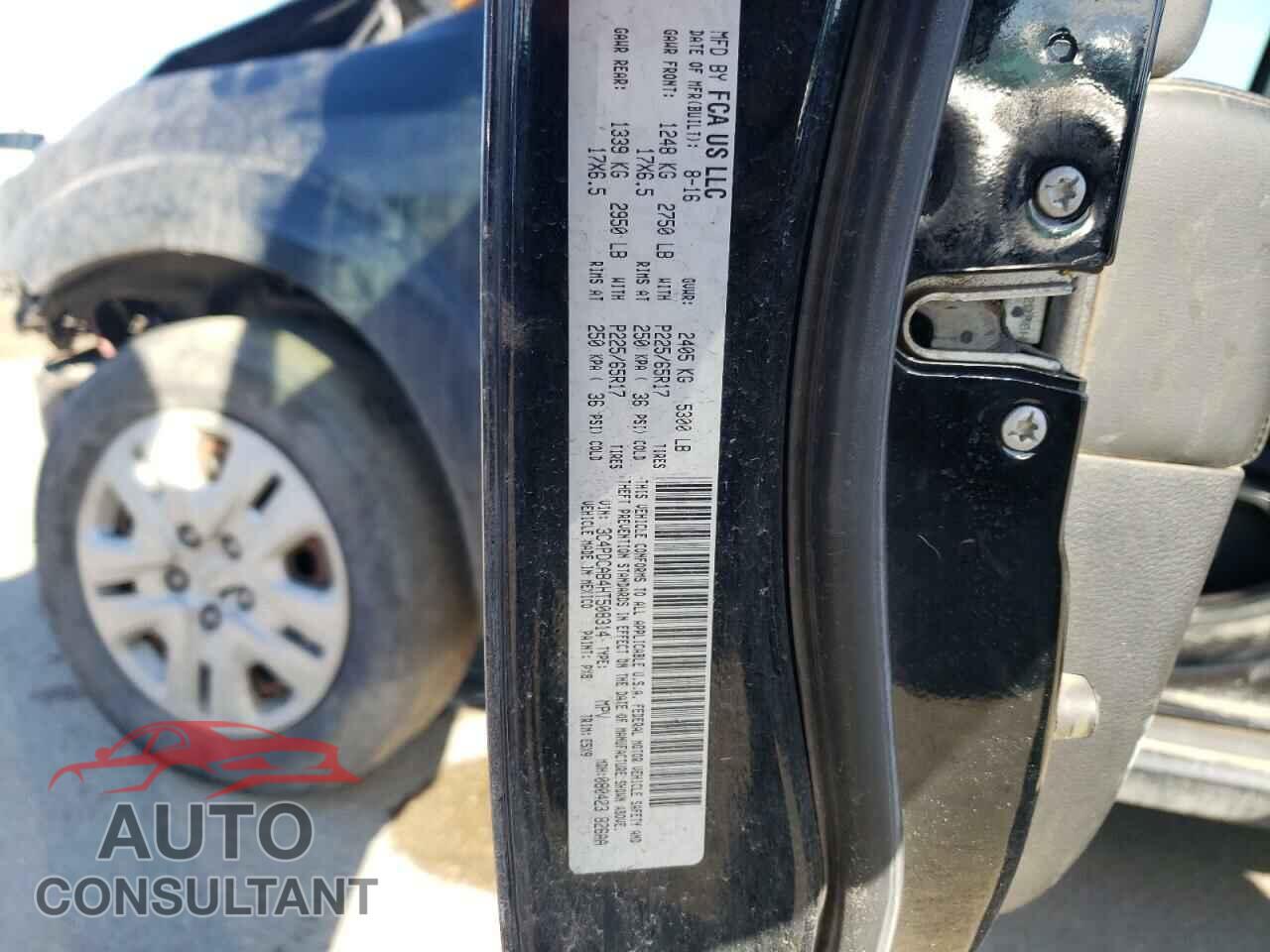 DODGE JOURNEY 2017 - 3C4PDCAB4HT508314
