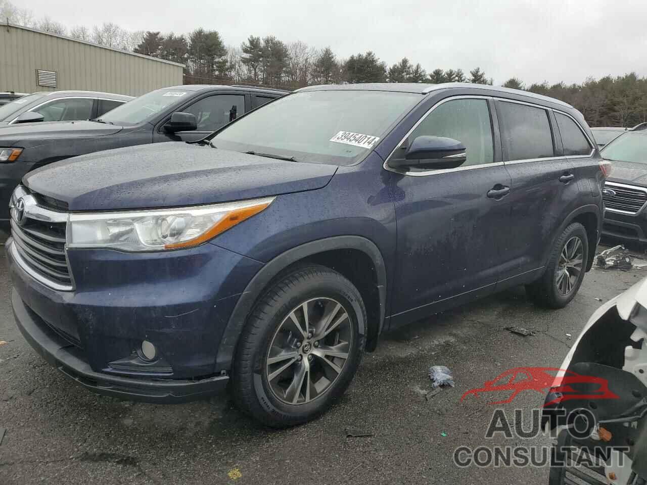 TOYOTA HIGHLANDER 2016 - 5TDJKRFHXGS274376