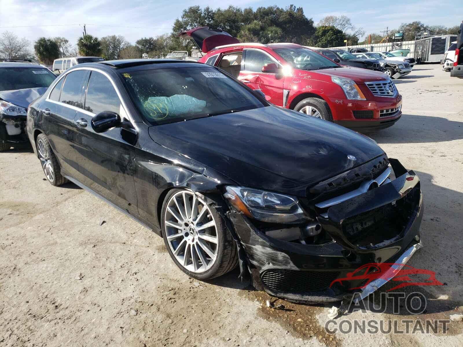 MERCEDES-BENZ C CLASS 2017 - 55SWF4JB0HU217687