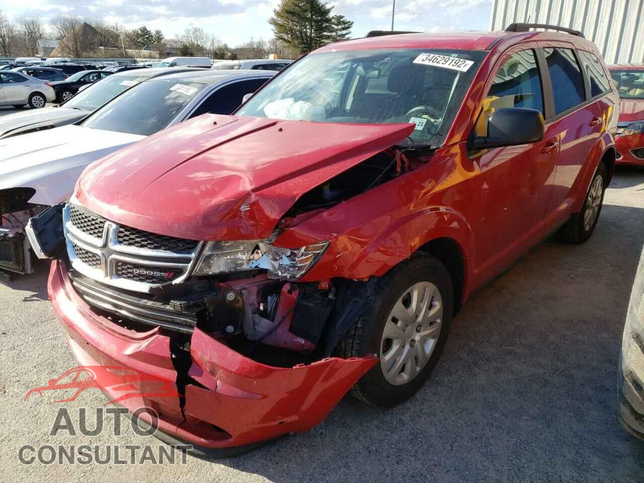 DODGE JOURNEY 2018 - 3C4PDCAB8JT348010