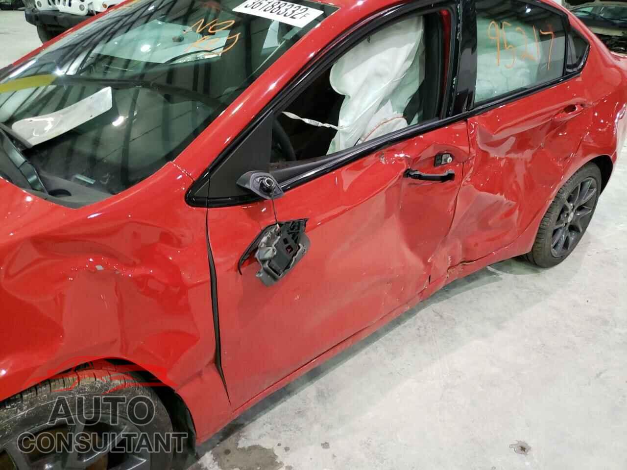 DODGE DART 2016 - 1C3CDFAA4GD728987