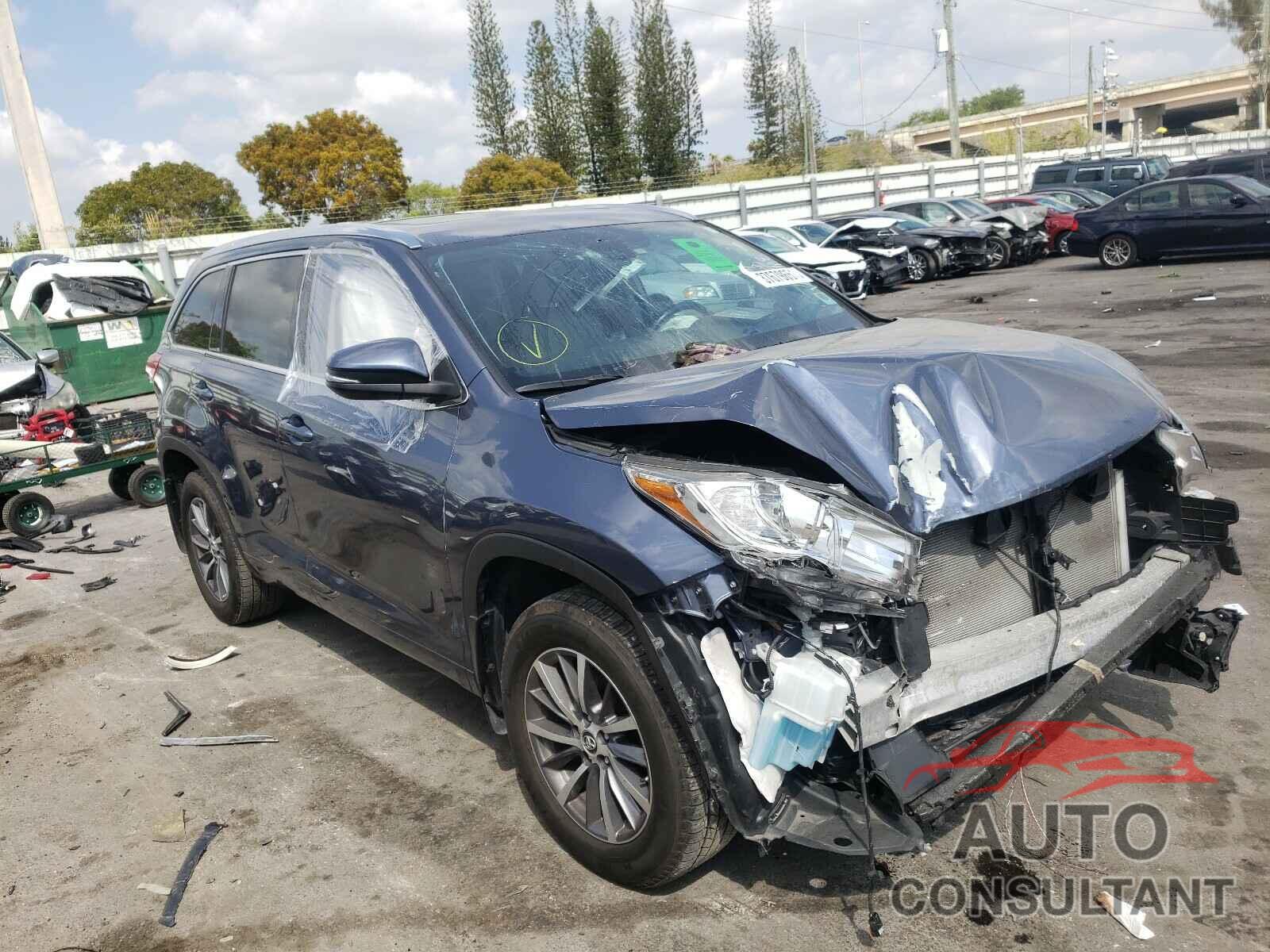 TOYOTA HIGHLANDER 2018 - 5TDJZRFH5JS866108