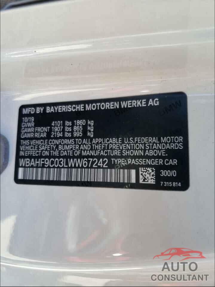 BMW Z4 2020 - WBAHF9C03LWW67242