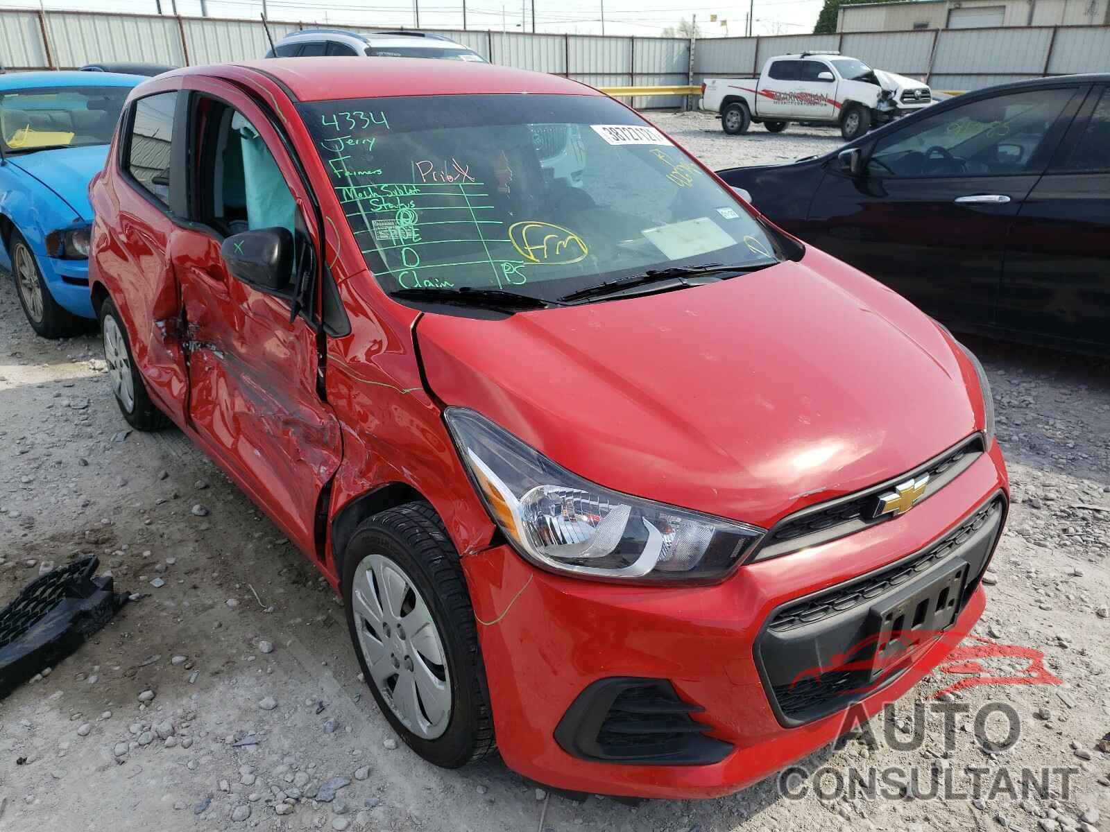 CHEVROLET SPARK 2018 - KL8CB6SA0JC426795