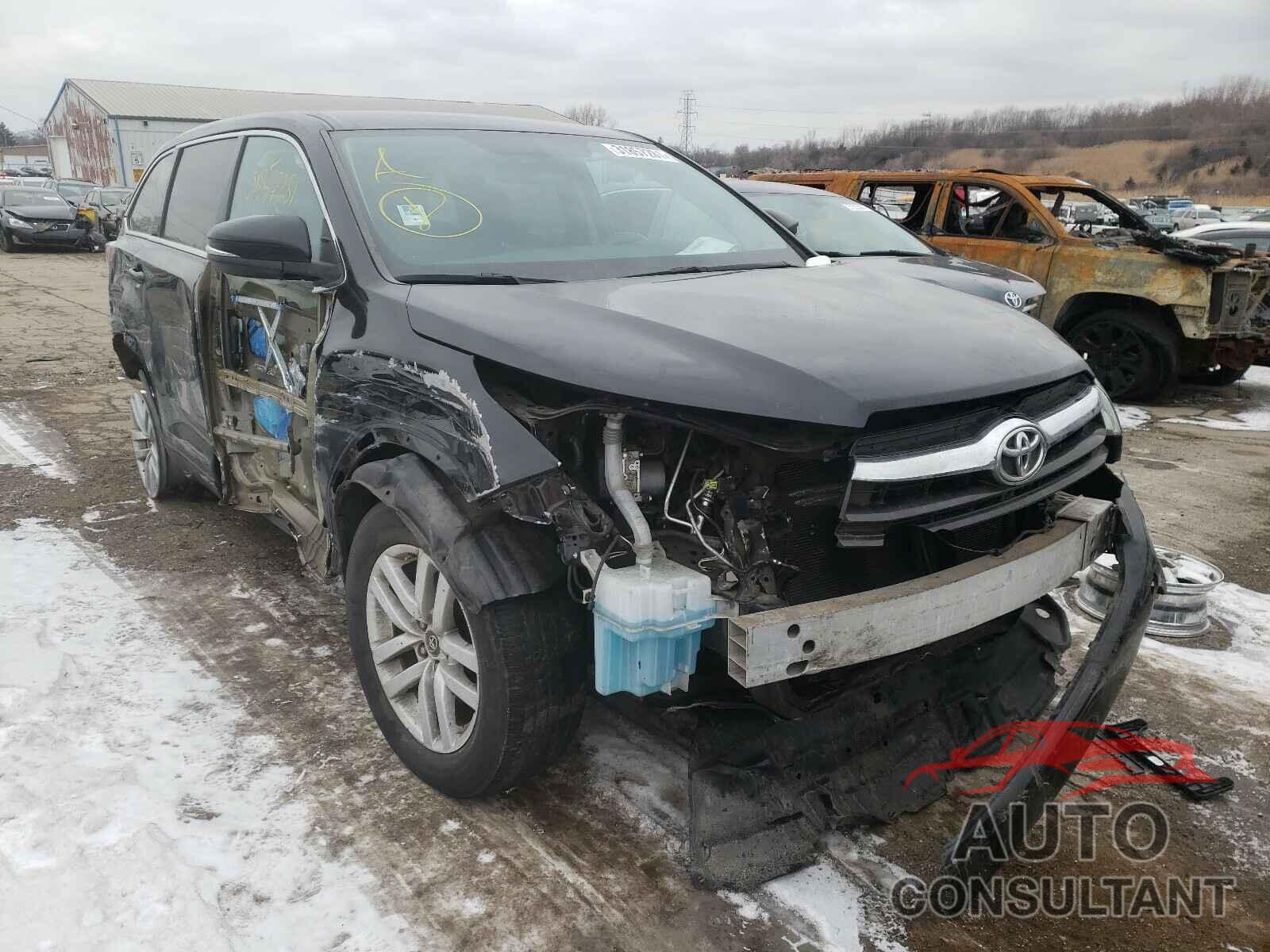 TOYOTA HIGHLANDER 2016 - 5TDZARFH1GS021436
