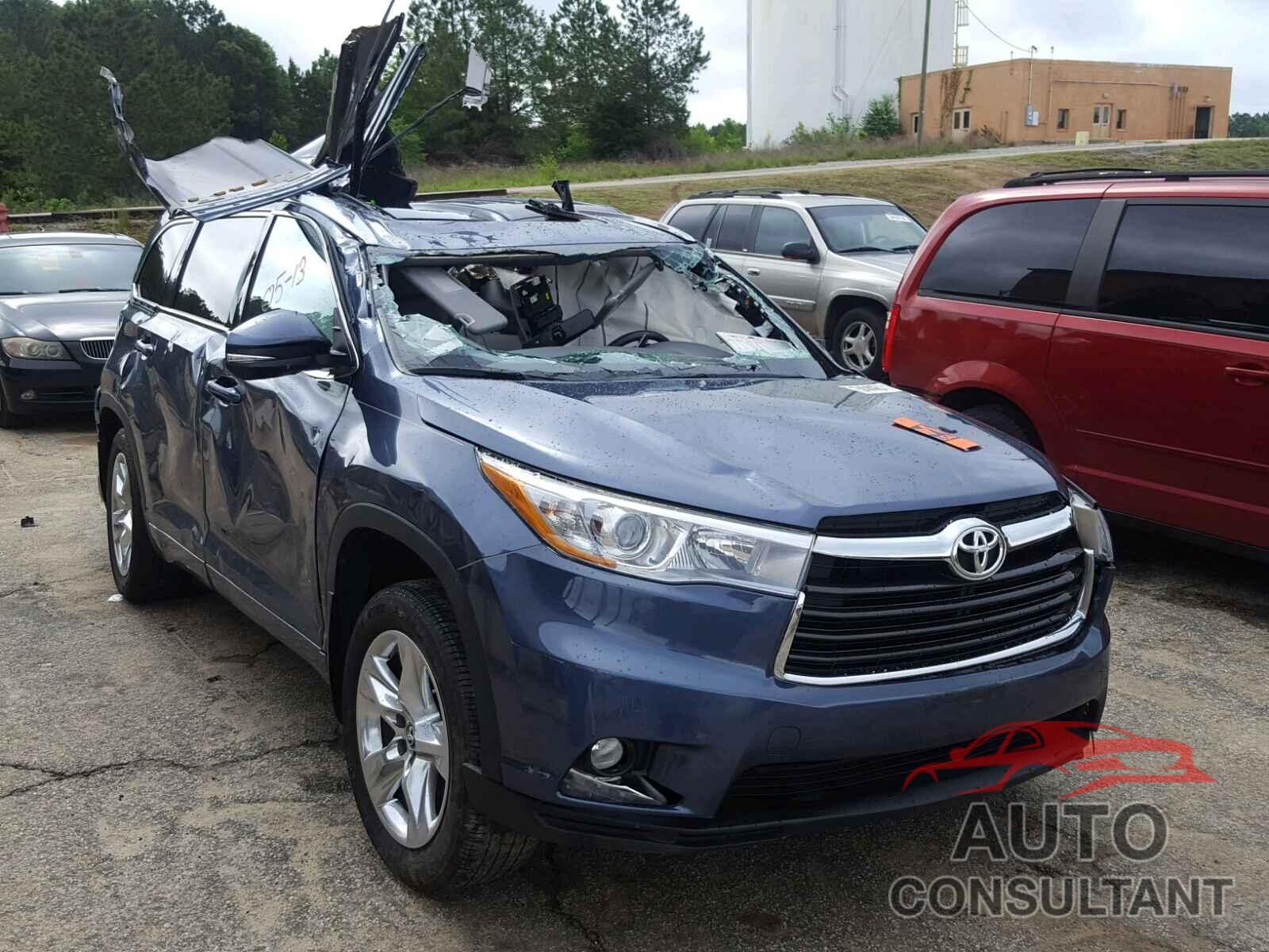 TOYOTA HIGHLANDER 2016 - 5TDDKRFH0GS331925