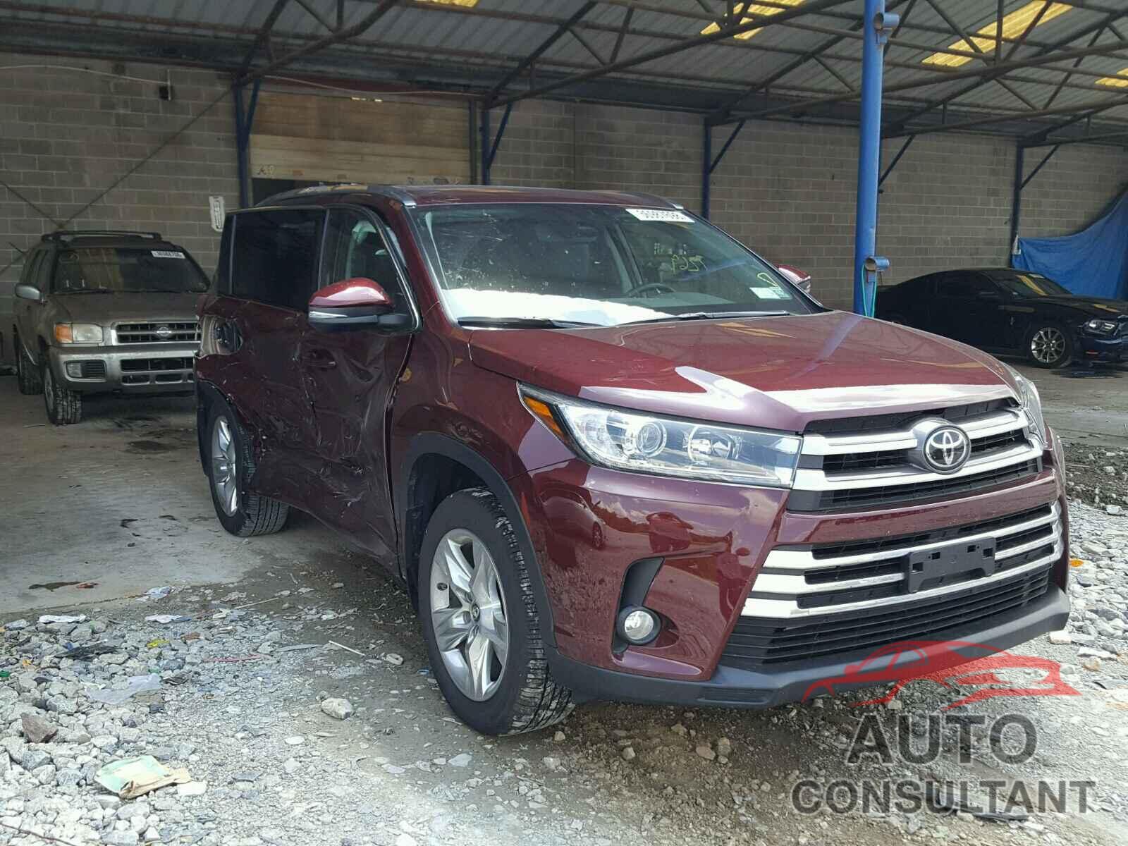 TOYOTA HIGHLANDER 2018 - 5TDDZRFH9JS489036