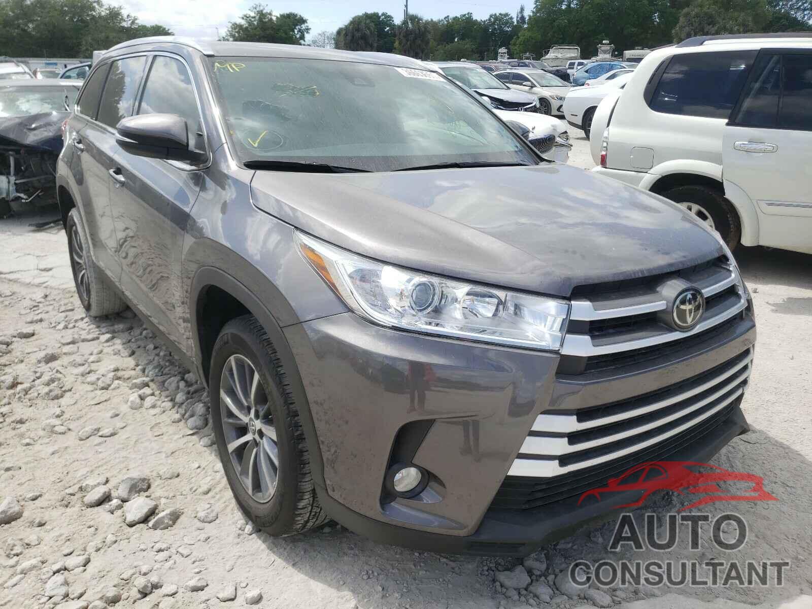 TOYOTA HIGHLANDER 2019 - 5TDKZRFH3KS554343