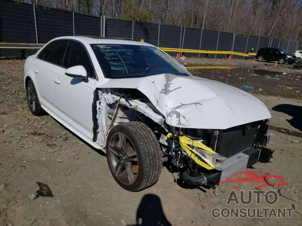 AUDI A4 2017 - WAUENAF42HN022049