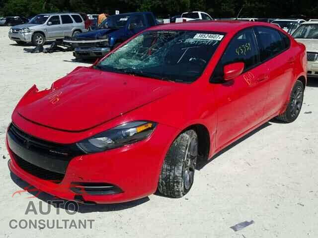 DODGE DART 2016 - 1C3CDFAA1GD712259