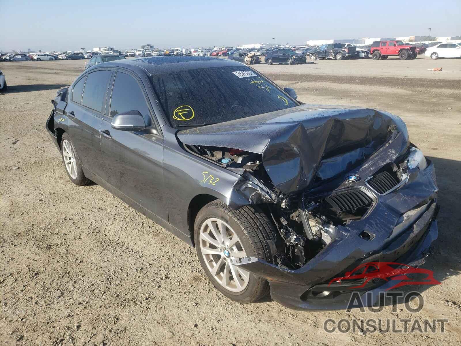 BMW 3 SERIES 2017 - WBA8E1G56HNU14407