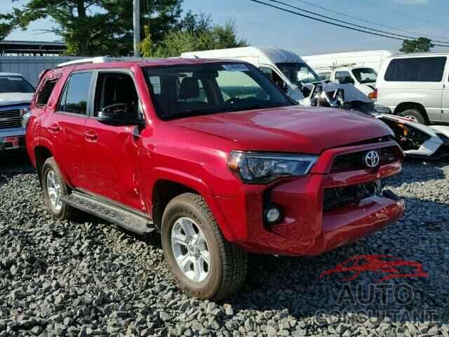 TOYOTA 4RUNNER 2016 - JTEBU5JR0G5296749