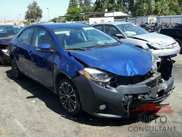 TOYOTA COROLLA 2016 - 5YFBURHE6GP383573