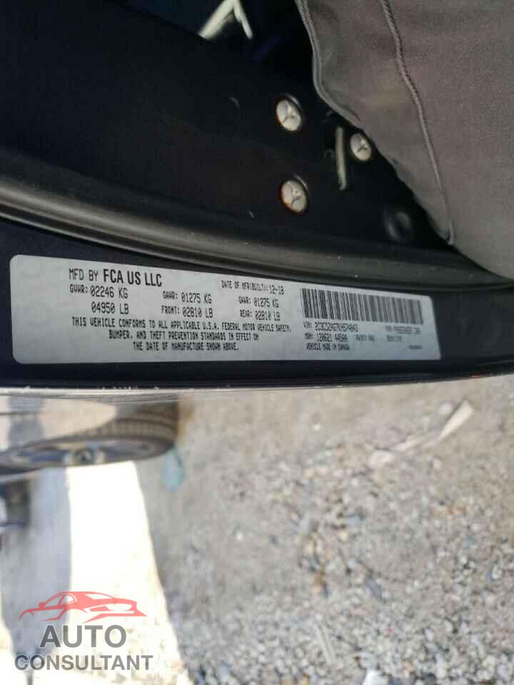 DODGE CHALLENGER 2019 - 2C3CDZAG7KH574843