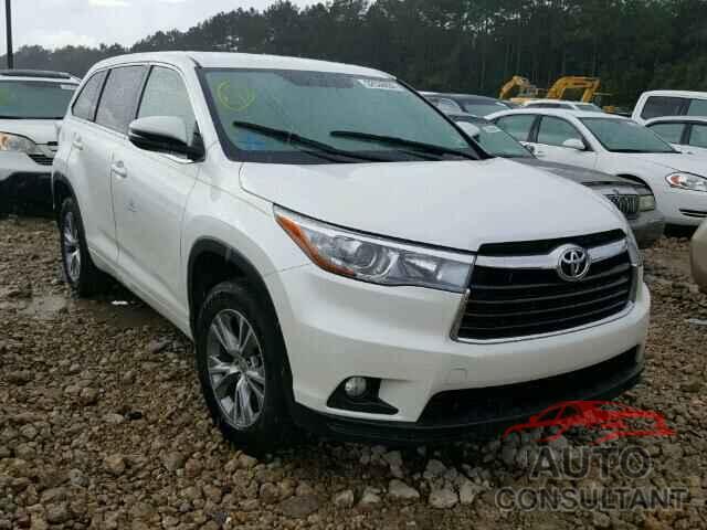 TOYOTA HIGHLANDER 2015 - 5TDZKRFH1FS057977