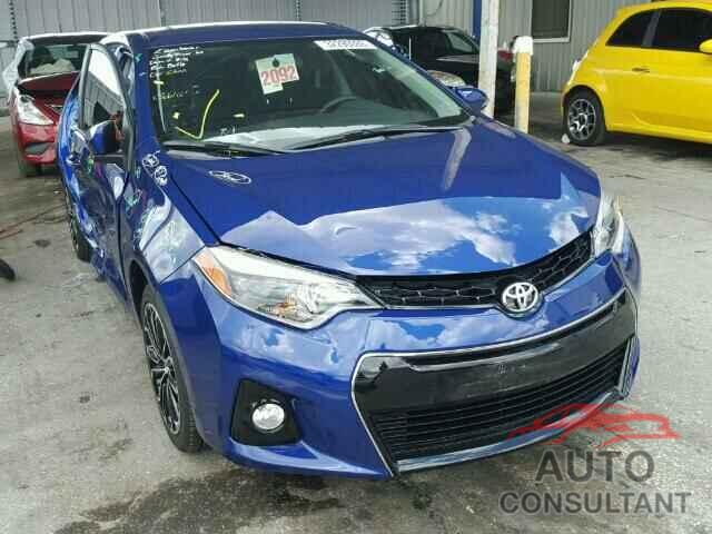 TOYOTA COROLLA 2016 - 2T1BURHE8GC630706