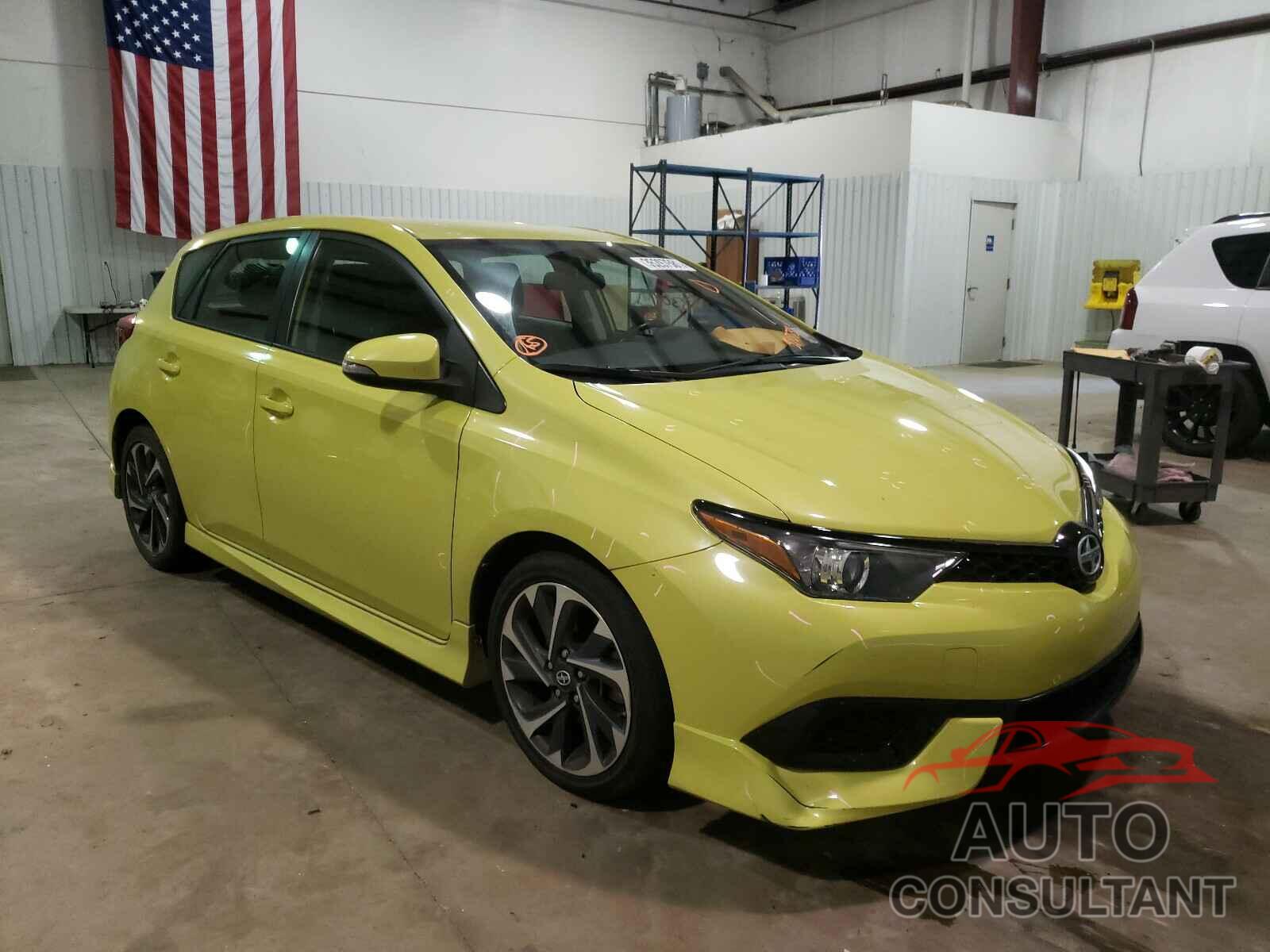 TOYOTA SCION 2016 - JTNKARJE6GJ510731