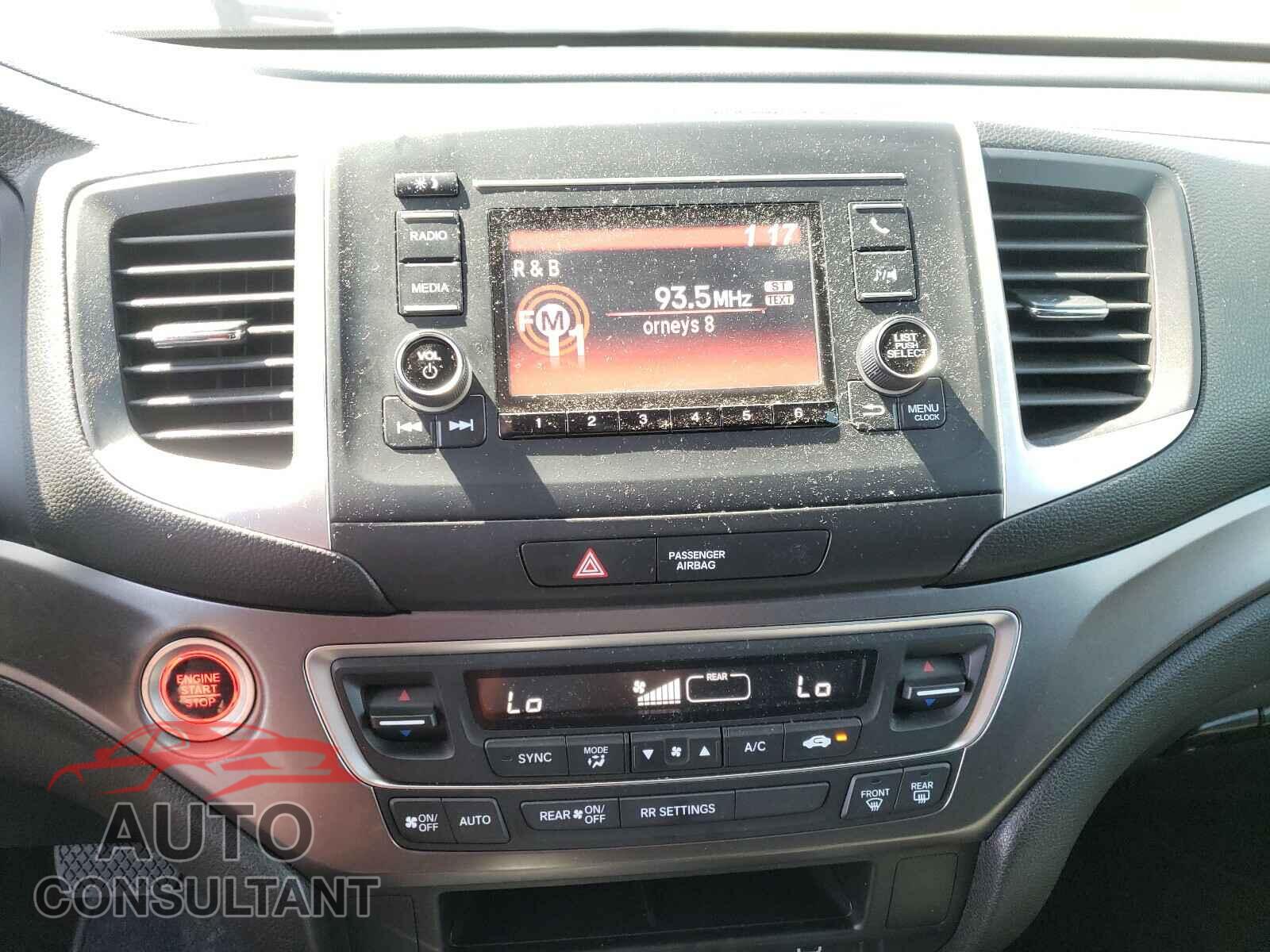 HONDA RIDGELINE 2019 - 5FPYK2F18KB003619