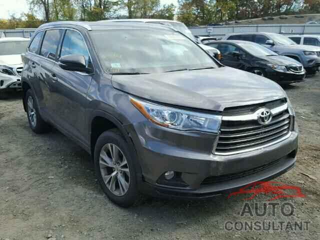 TOYOTA HIGHLANDER 2015 - 5TDJKRFH8FS210173