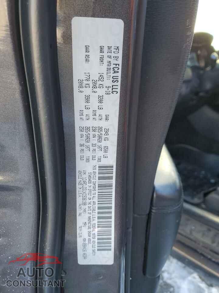 DODGE DURANGO 2019 - 1C4RDJDG1KC536188