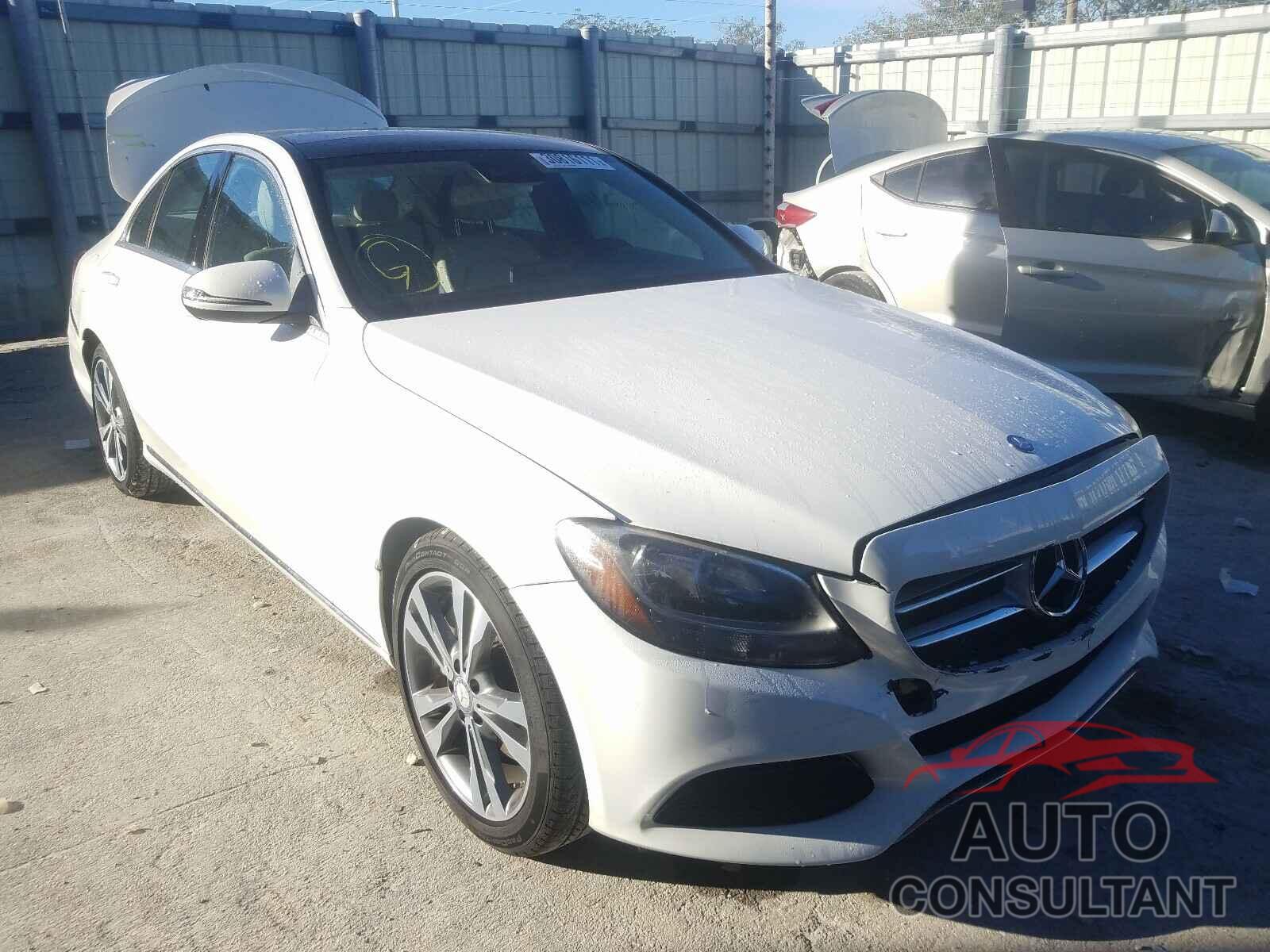 MERCEDES-BENZ C CLASS 2017 - WDDWF4JB3HR260583