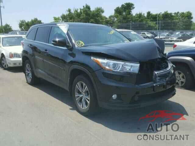 TOYOTA HIGHLANDER 2015 - 5TDBKRFH5FS129782