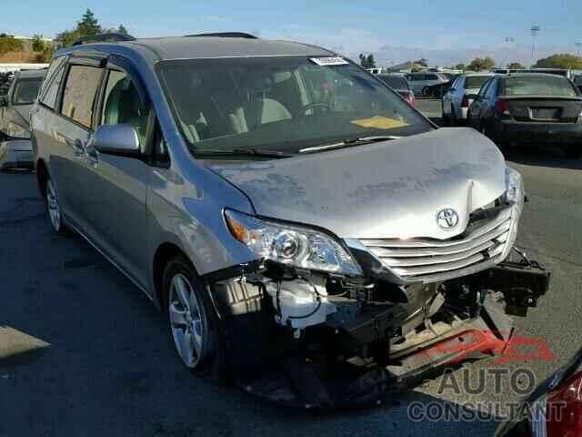 TOYOTA SIENNA 2015 - 5TDKK3DC1FS614392