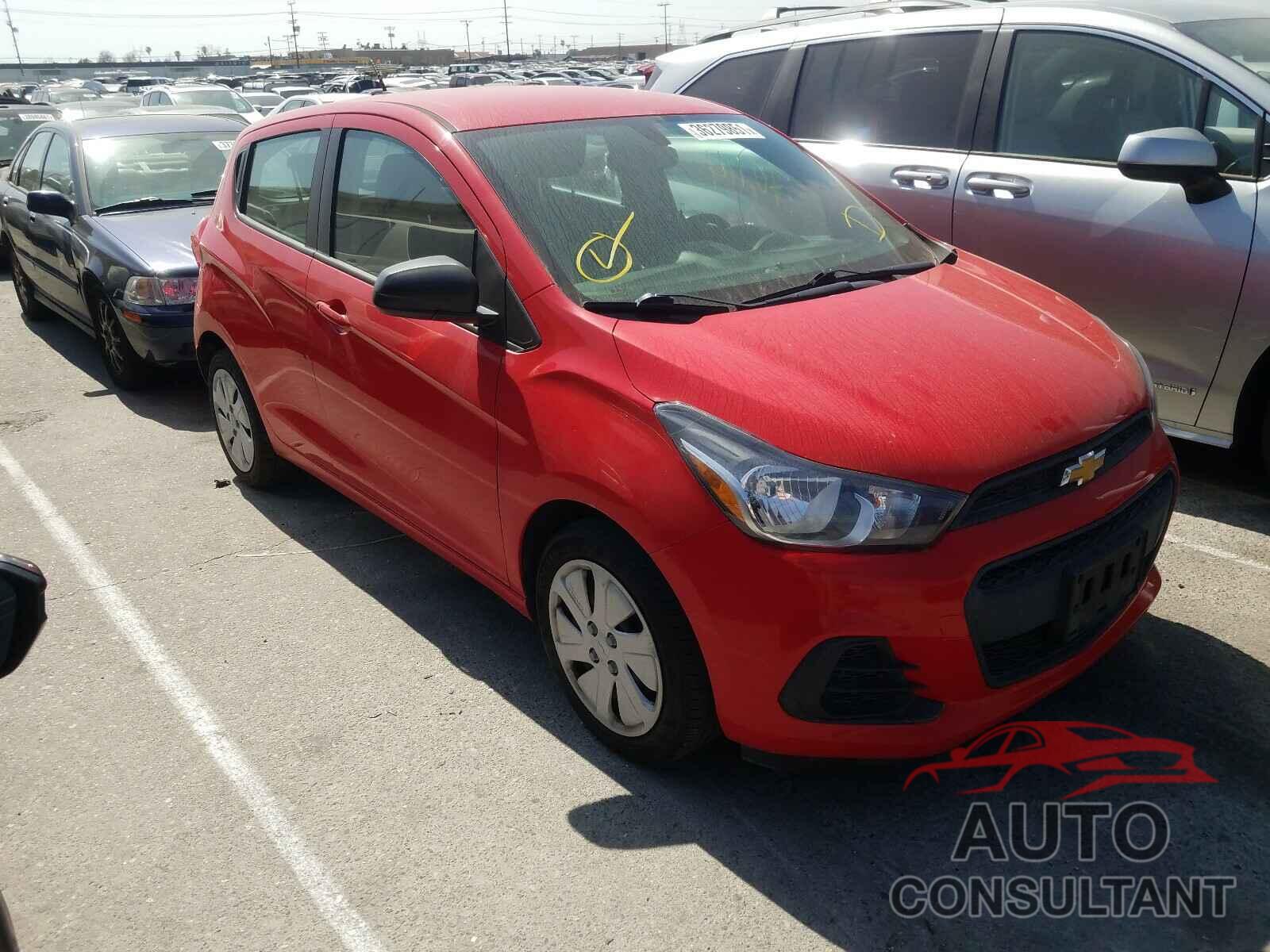 CHEVROLET SPARK 2016 - KL8CA6SA3GC612262