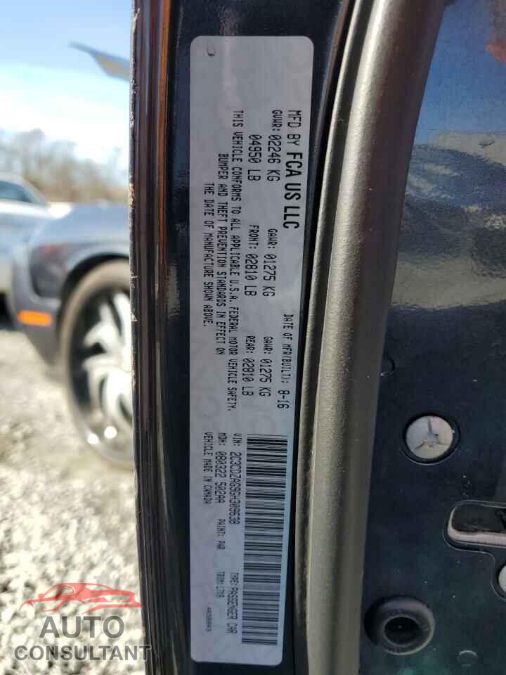 DODGE CHALLENGER 2016 - 2C3CDZAG9GH309638