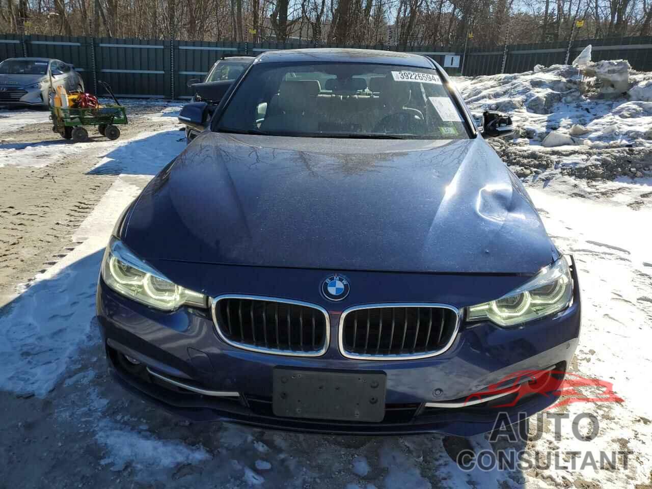 BMW 3 SERIES 2017 - WBA8D9G54HNU59315