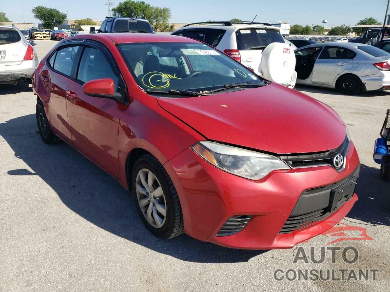 TOYOTA COROLLA 2016 - 2T1BURHE7GC594667