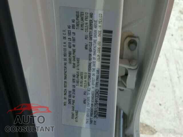 MAZDA 3 2017 - 3MZBN1U76HM100343