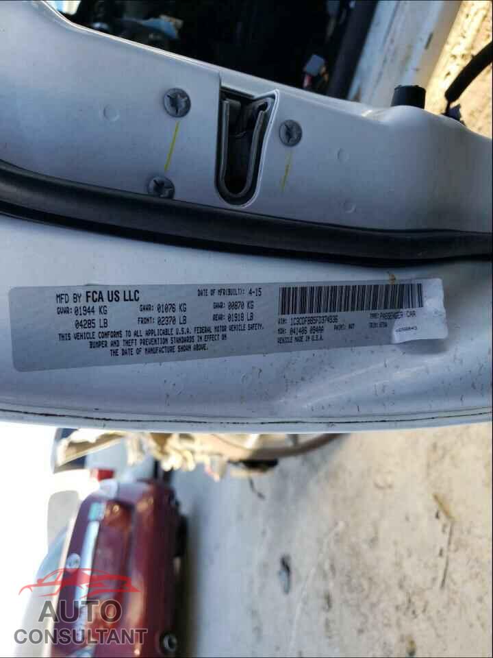 DODGE DART 2015 - 2HGFC2F81KH565559