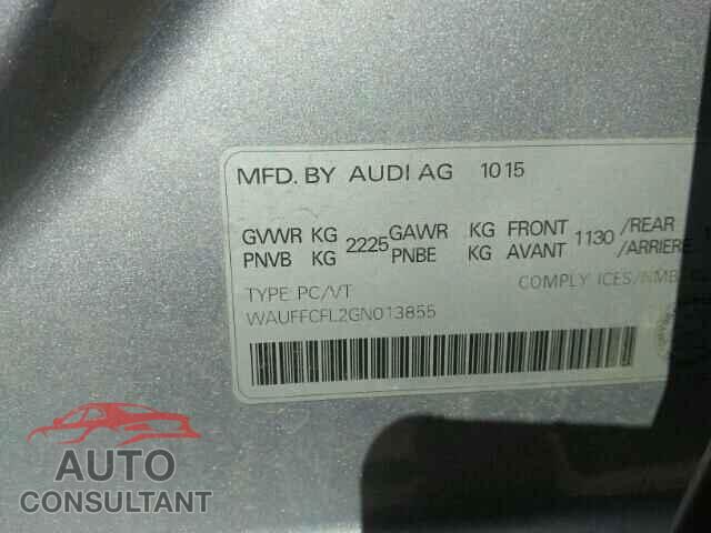 AUDI A4 2016 - WAUFFCFL2GN013855