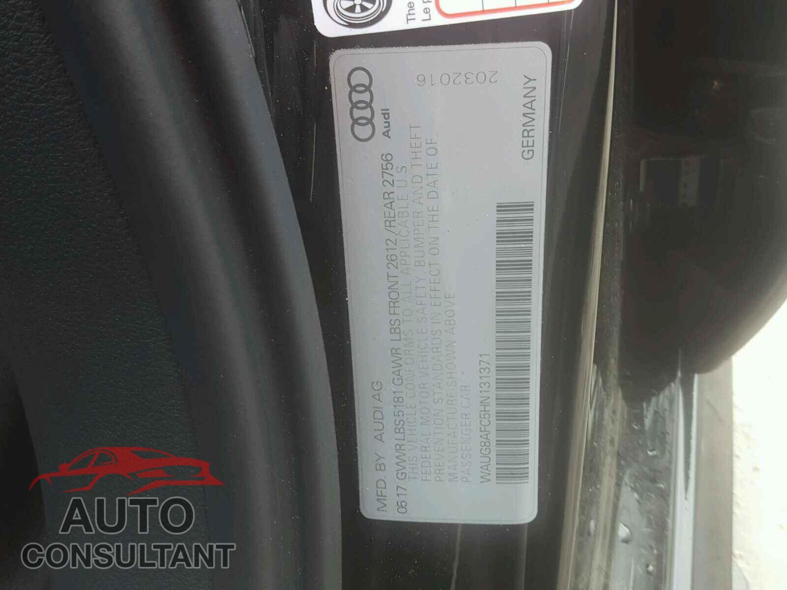 AUDI A6 2017 - 2GNAXJEV6K6279482