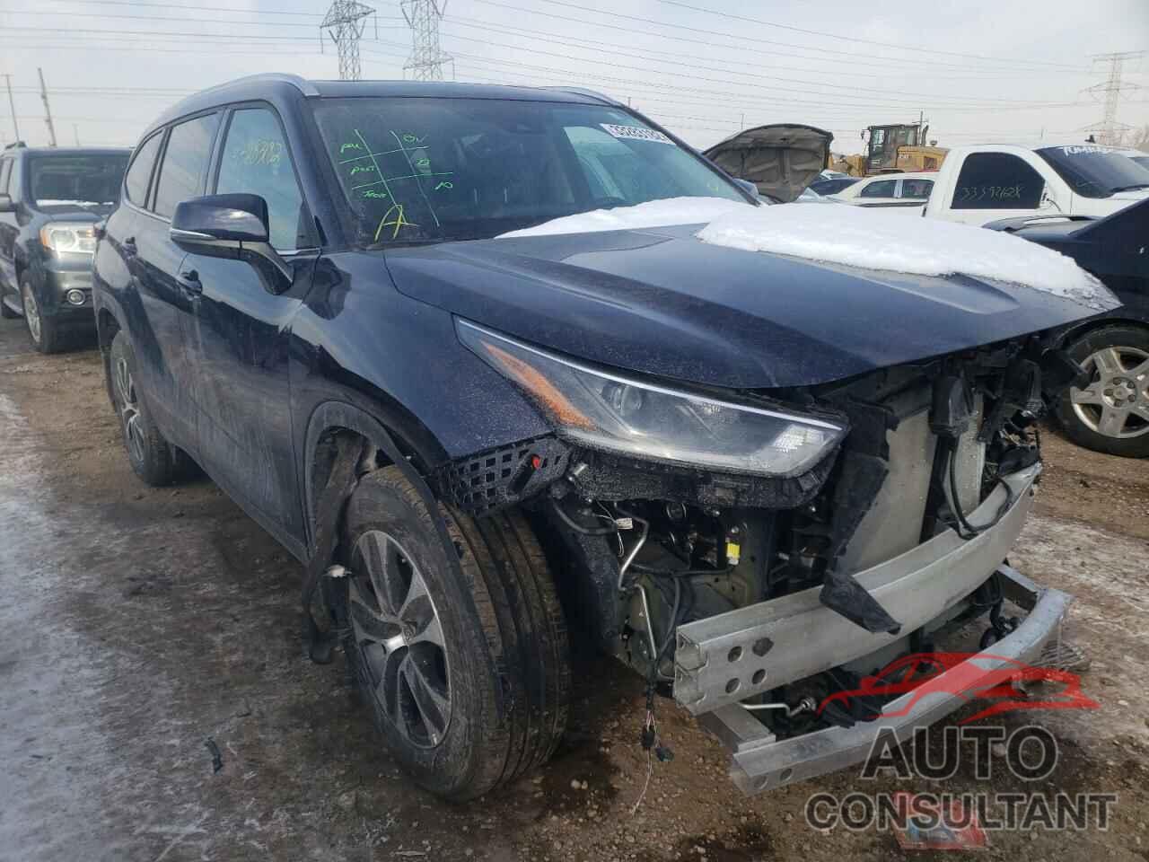 TOYOTA HIGHLANDER 2021 - 5TDGZRBH6MS110727