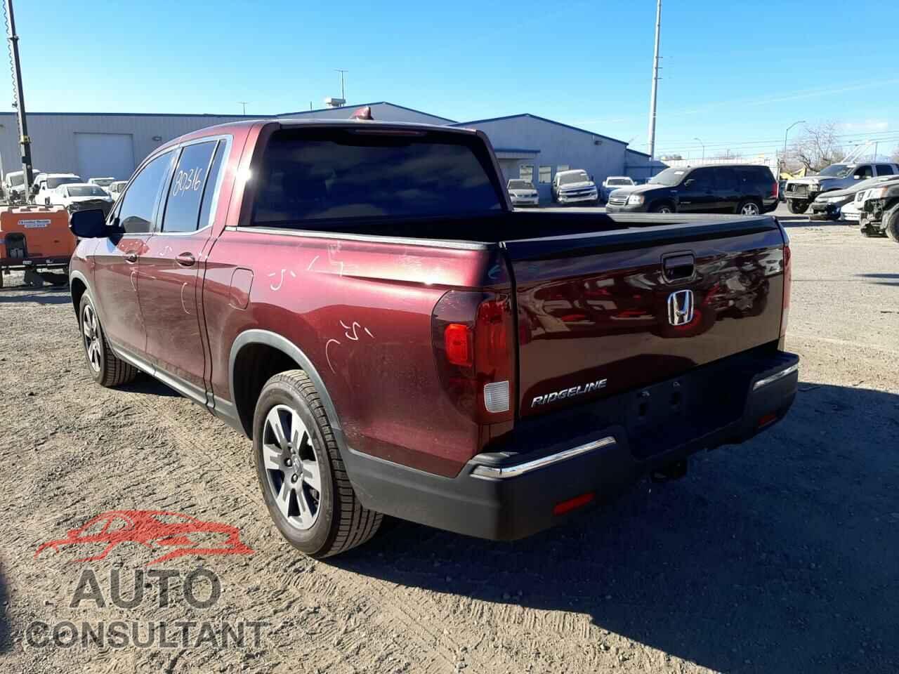 HONDA RIDGELINE 2017 - 5FPYK2F61HB009248