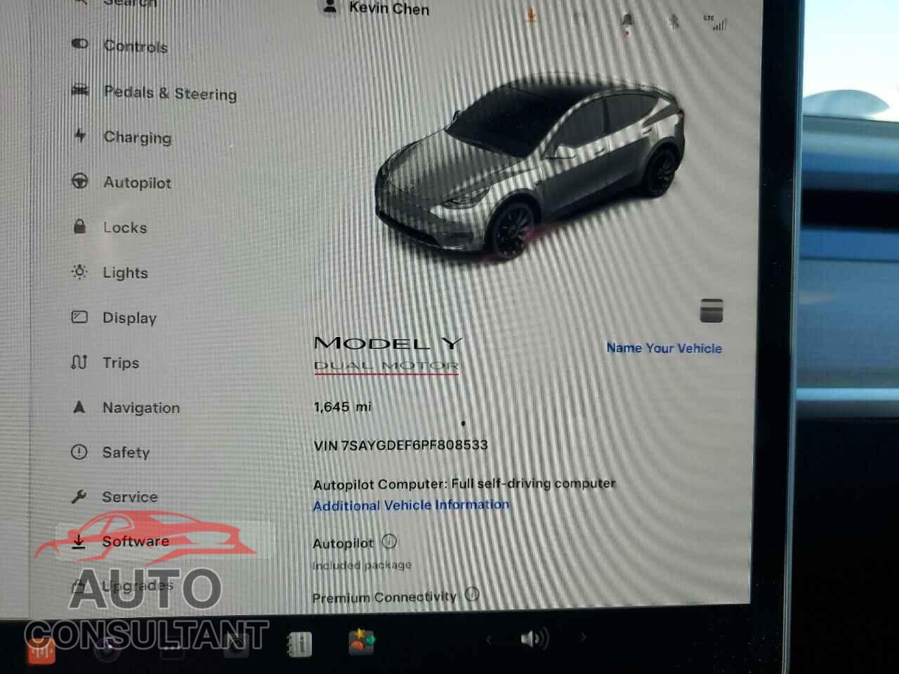 TESLA MODEL Y 2023 - 7SAYGDEF6PF808533