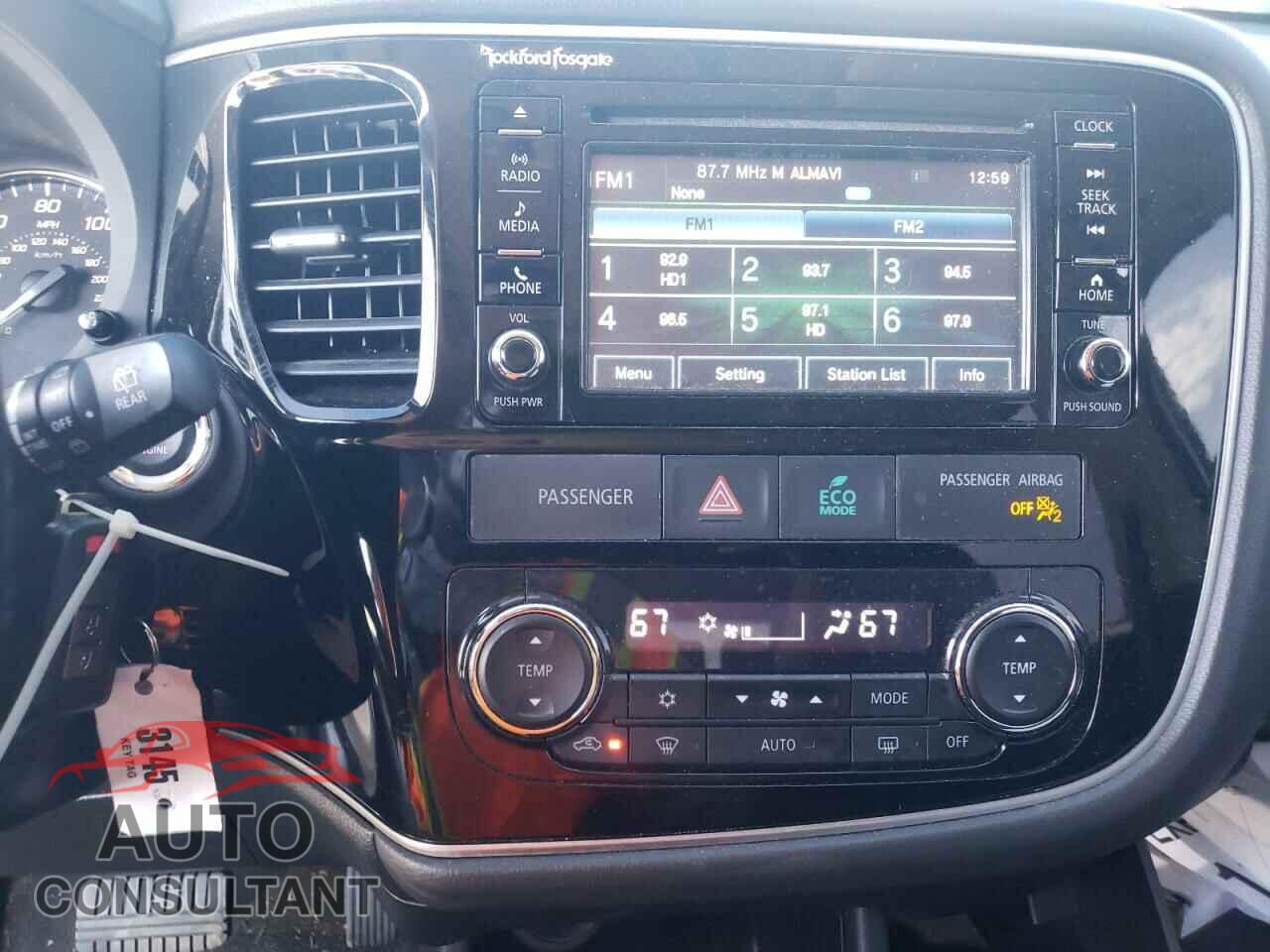 MITSUBISHI OUTLANDER 2016 - JA4AD3A33GZ007723