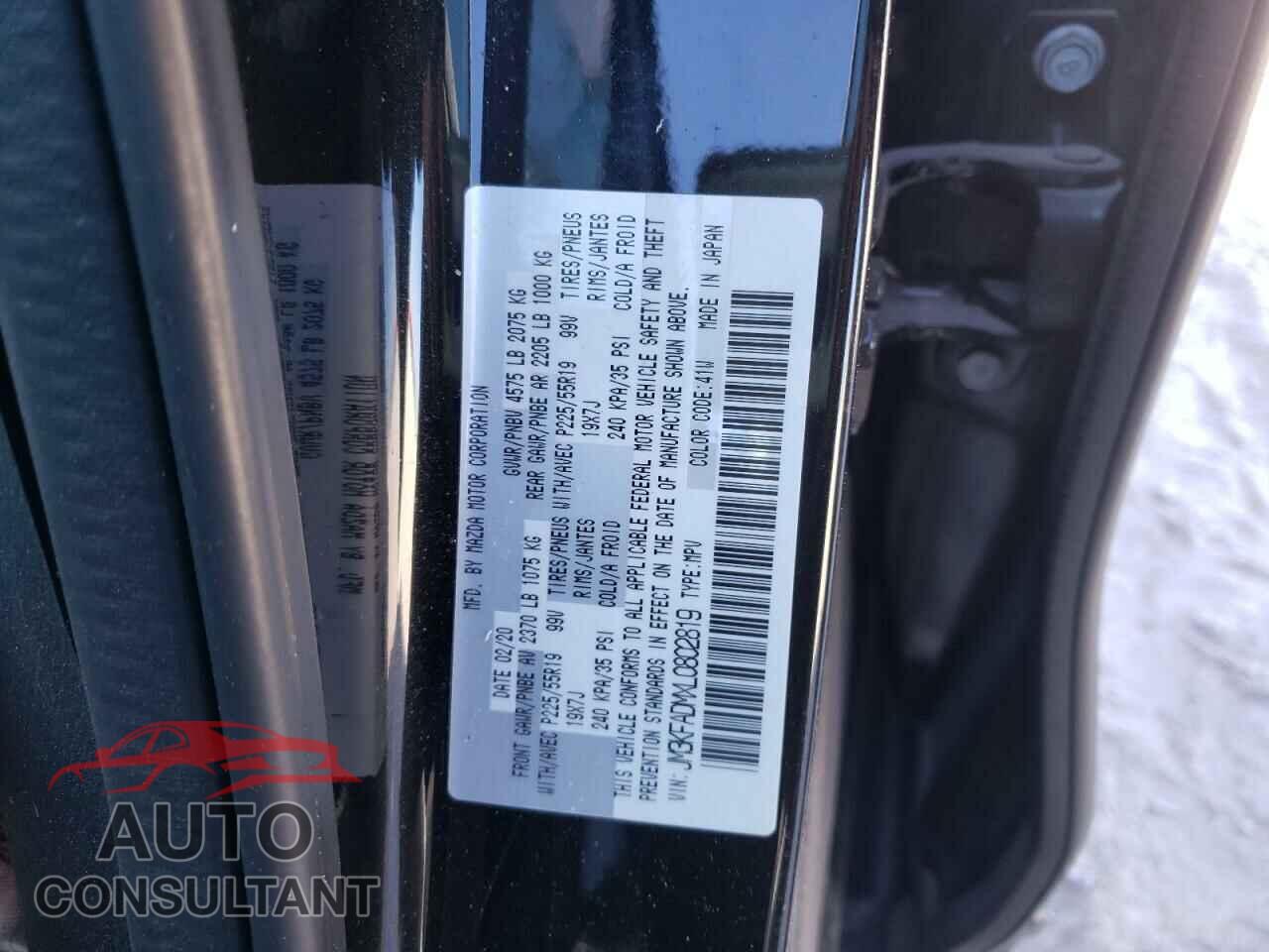 MAZDA CX-5 2020 - JM3KFADMXL0802819