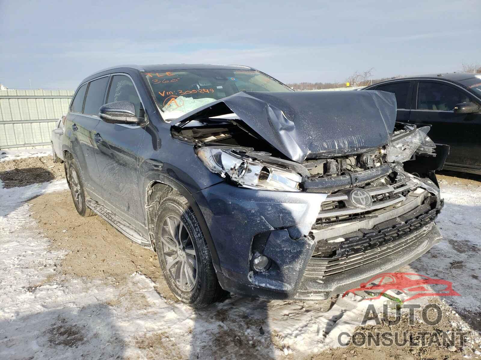 TOYOTA HIGHLANDER 2019 - 5TDKZRFH4KS300849