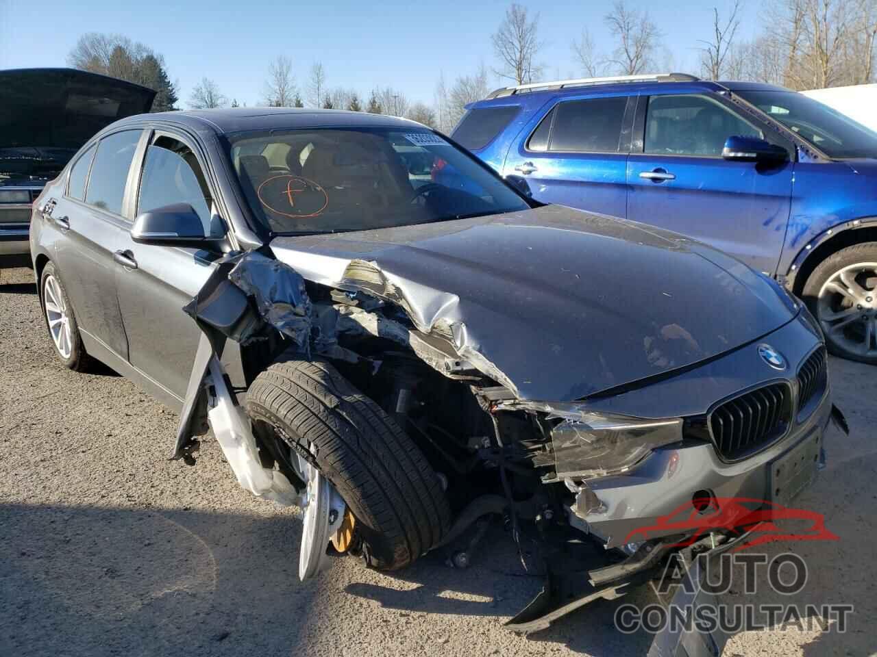 BMW 3 SERIES 2017 - WBA8E5G37HNU43288