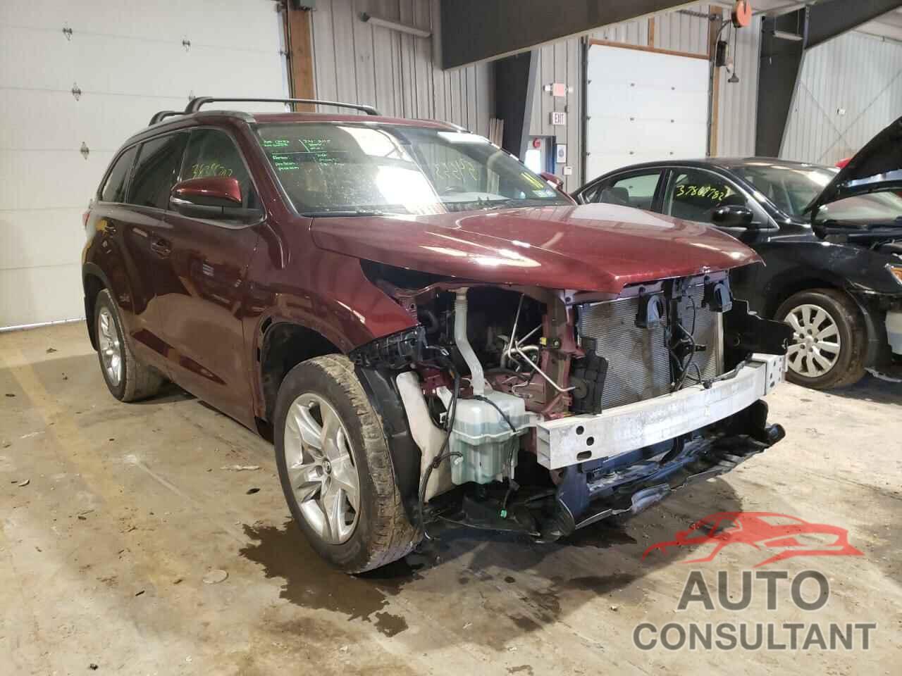 TOYOTA HIGHLANDER 2018 - 5TDDZRFH5JS861553