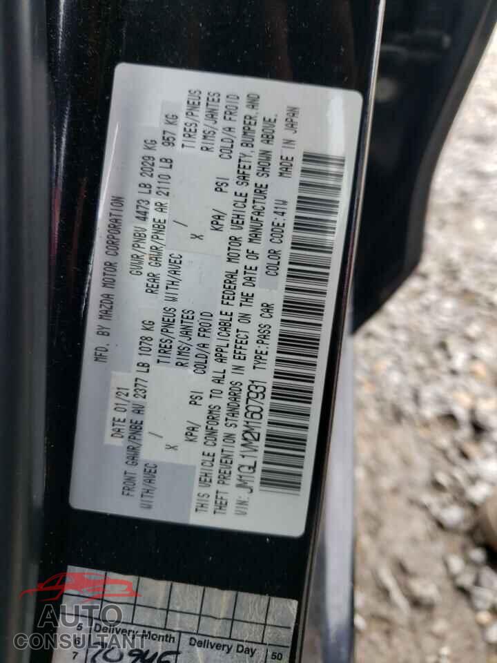 MAZDA 6 2021 - JM1GL1VM2M1607931