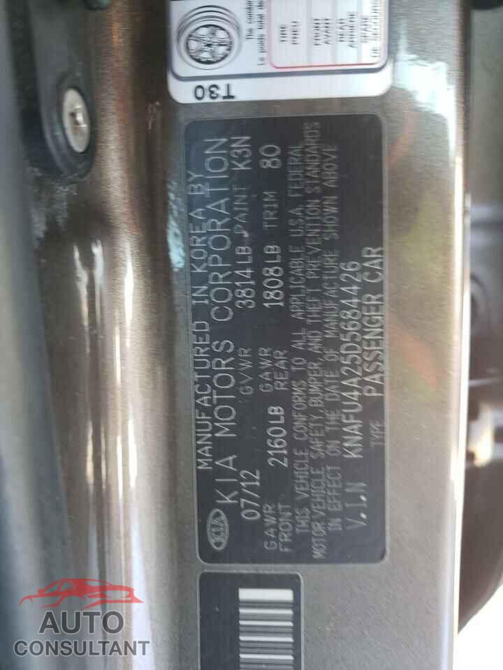 KIA FORTE 2013 - KNAFU4A25D5684426