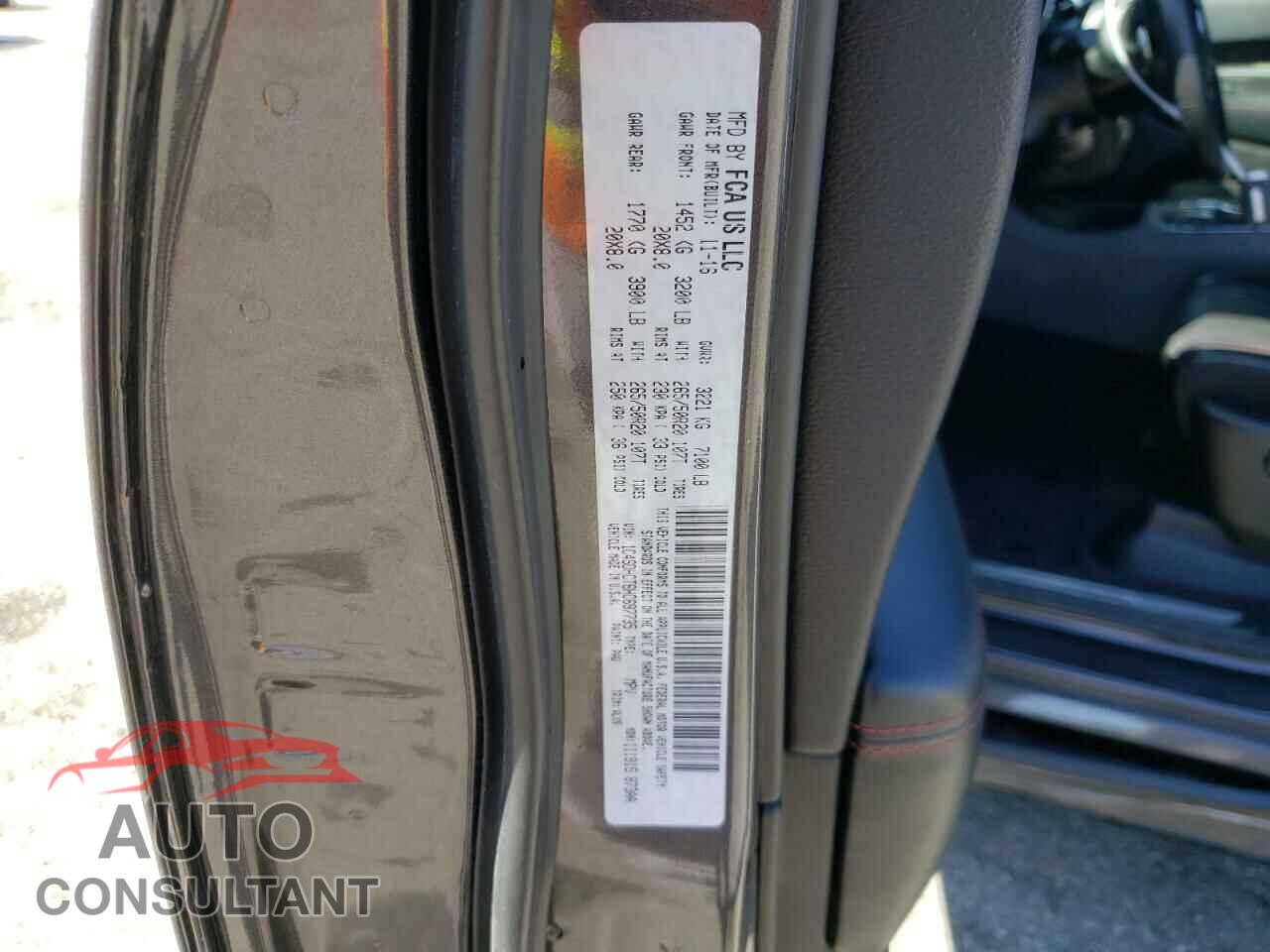DODGE DURANGO 2017 - 1C4SDHCT6HC697735