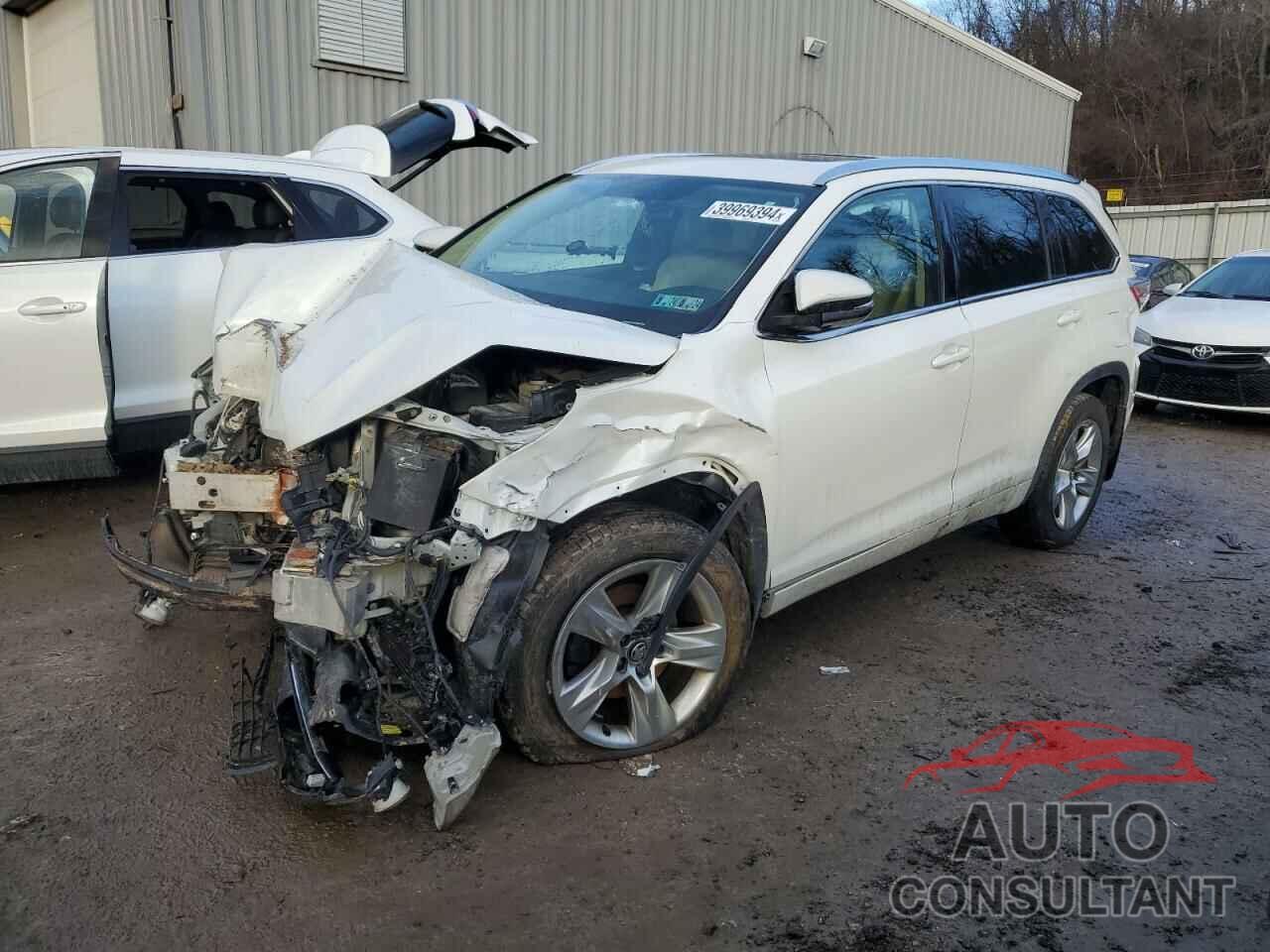 TOYOTA HIGHLANDER 2016 - 5TDDKRFH7GS260321